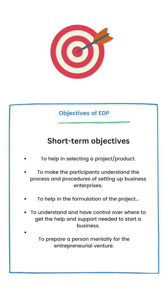 Short term objectives