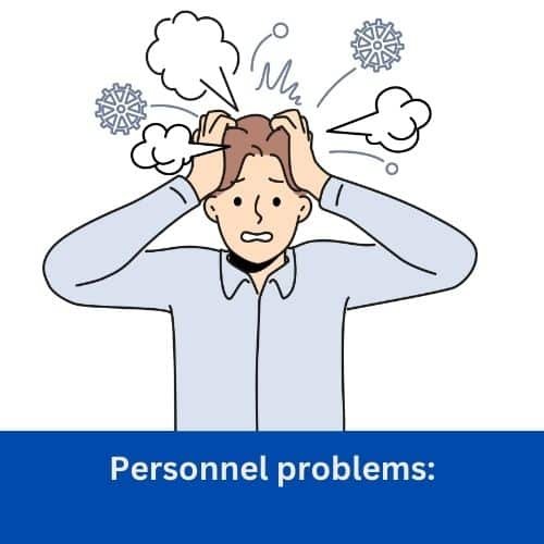 Personnel problems 1