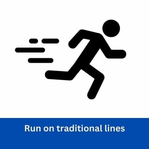 Run on traditional lines