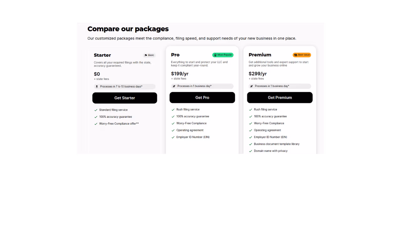 Pricing and Plans